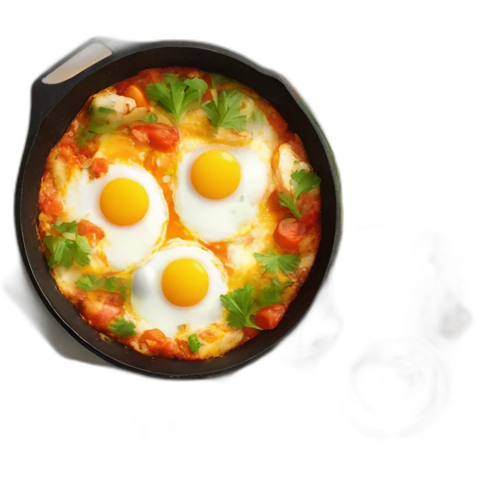 shakshuka with eggs and vegetables emoji