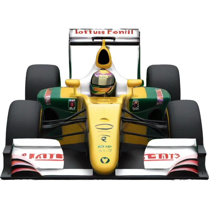 2012 Lotus E20 Renault Formula 1 car  emoji