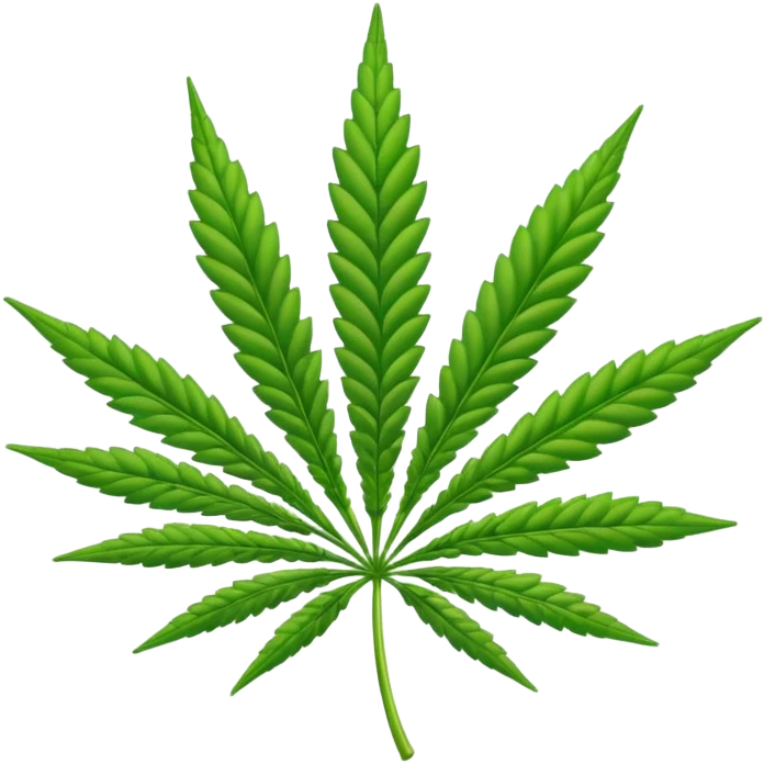 Marijuana plant emblem with 420 writing  emoji