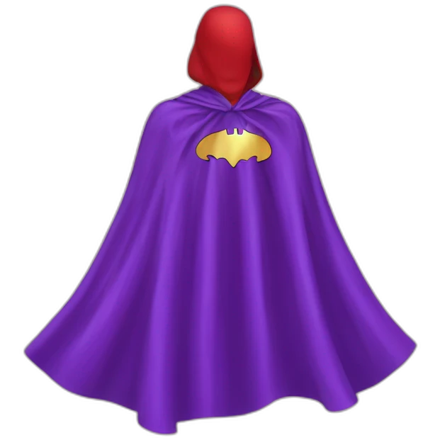 superhero cape emoji