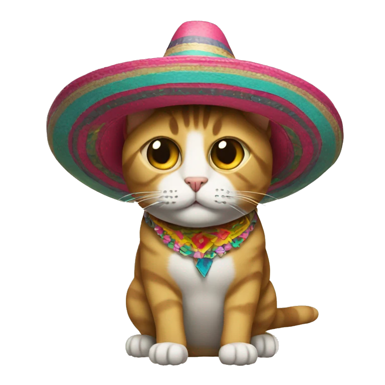 Cat in a sombrero  emoji
