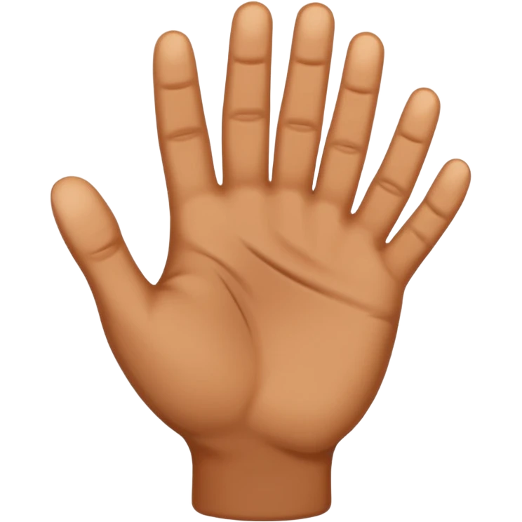 Hand touching at angle emoji