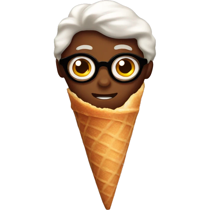 harry potter eating chocolate cone emoji