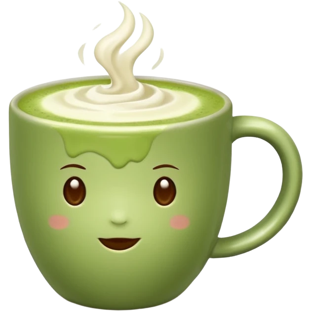 Matcha latte emoji