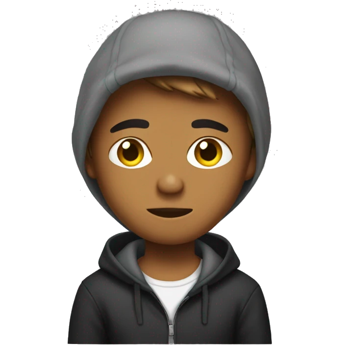 Dexter with hoodie  emoji