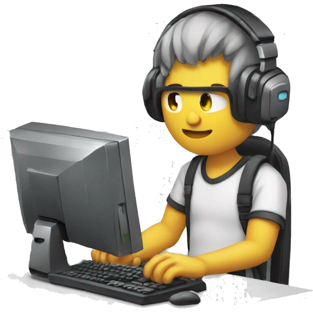 Computadora gamer emoji