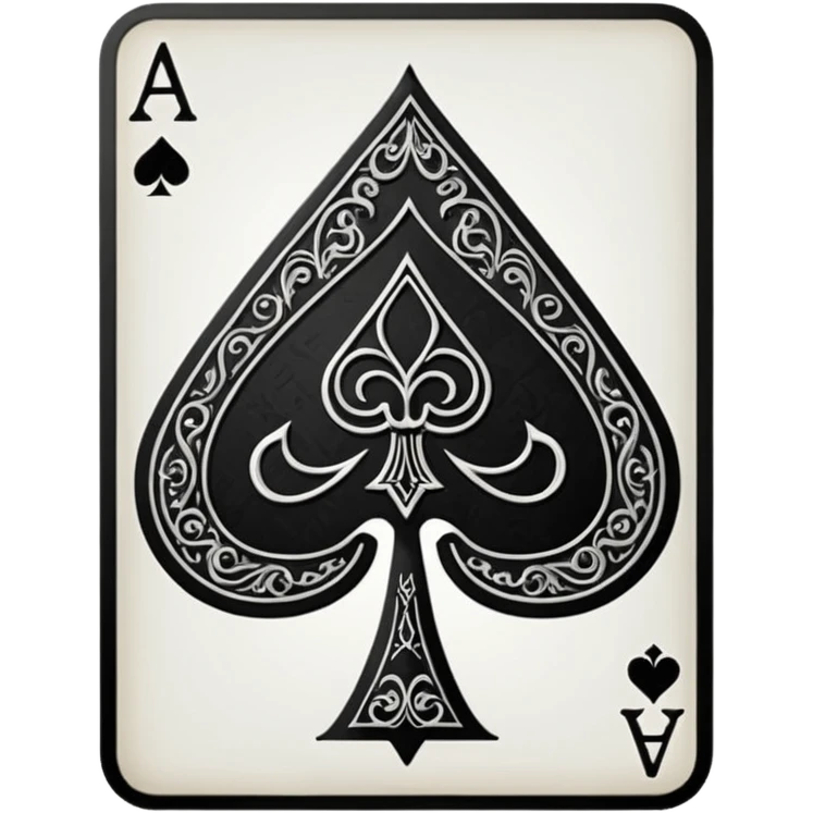 ace of spades emoji