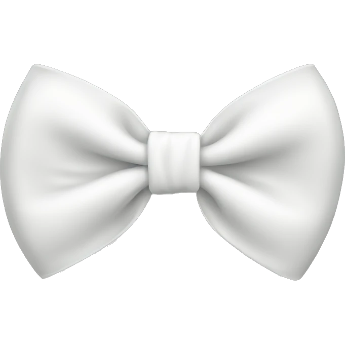 white bow emoji