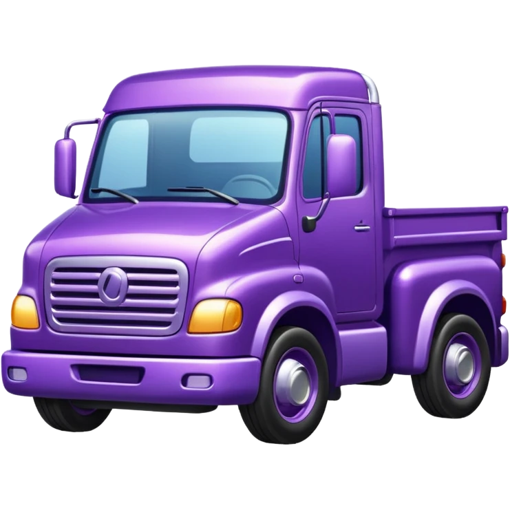 purple truck emoji