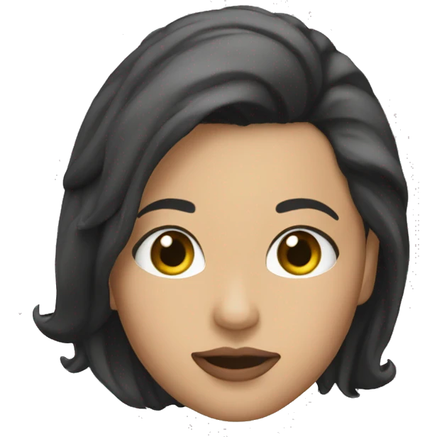 Kimberly loaiza (cantante con piel blanca y pelo negro) emoji