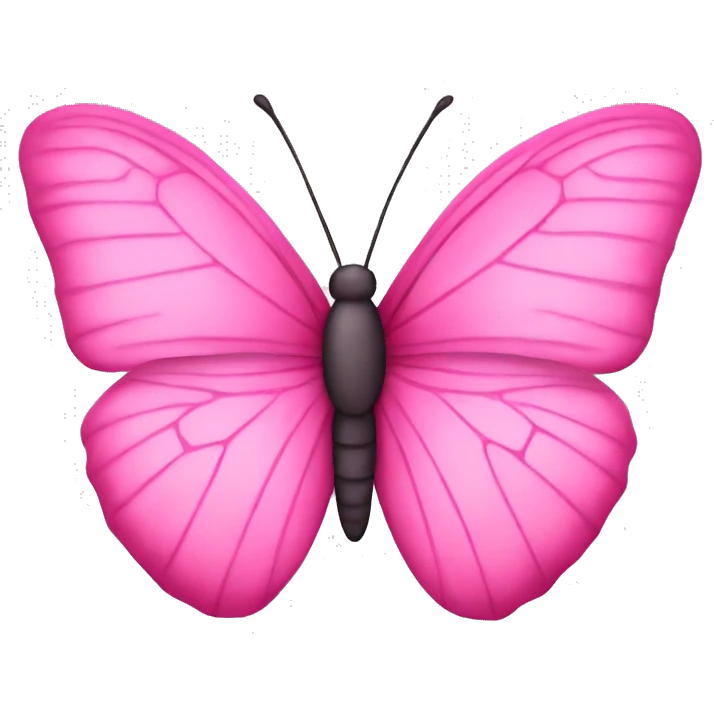 Pink butterfly  emoji