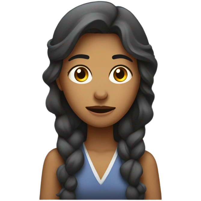 Mujer dormida emoji