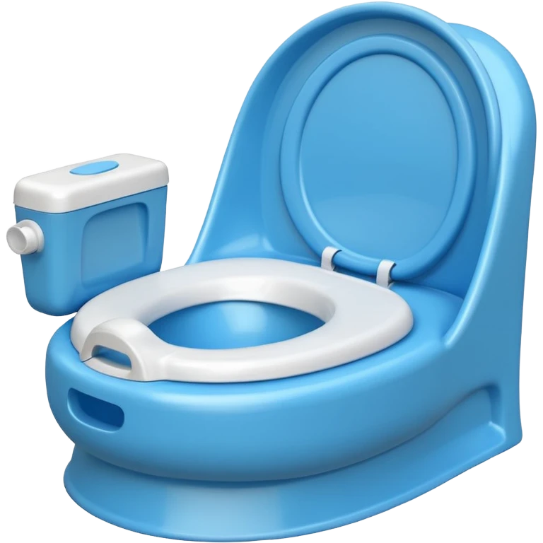 Potty trainer for baby without lid and without face emoji