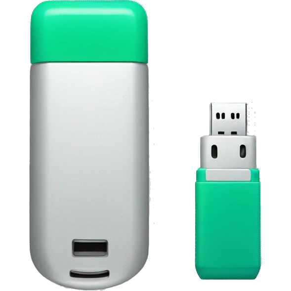 USB flash drive emoji