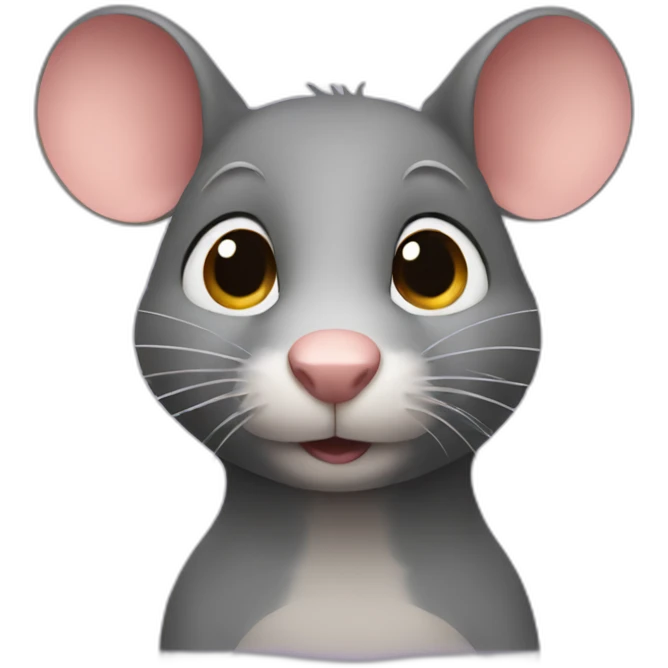 rat with bangs emoji