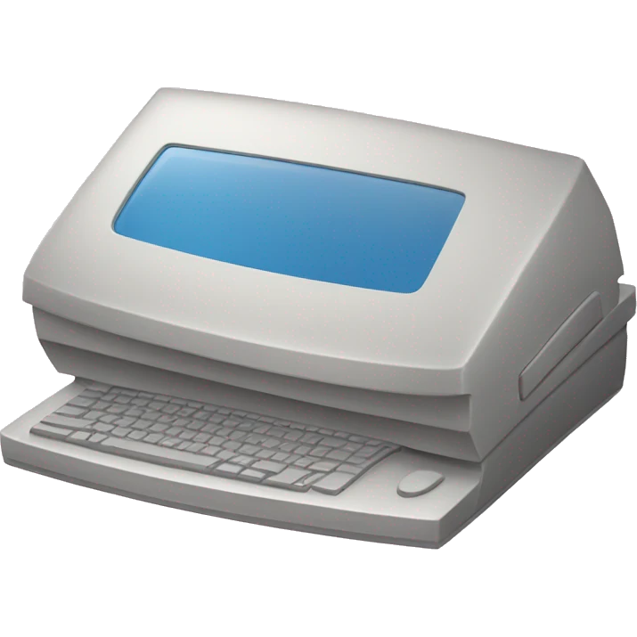 Personal belongings computer emoji
