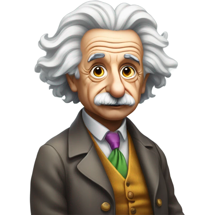 Albert Einstein in a dress  emoji