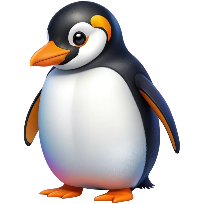 High penguin emoji