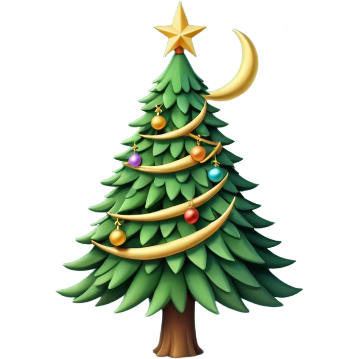 müslüman çam ağacı emoji