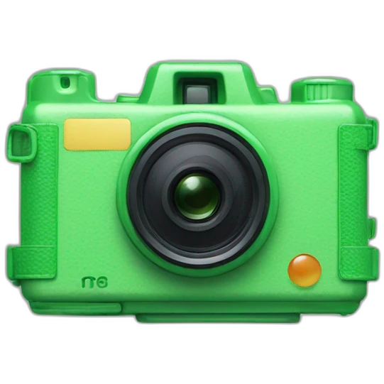 green disposable camera emoji