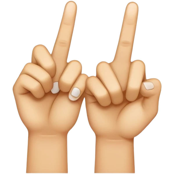 Fingers crossed  emoji