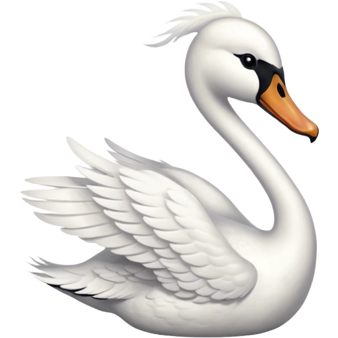 swan facing right emoji
