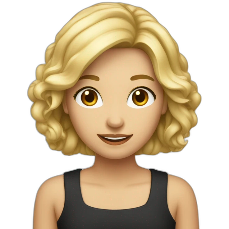 Девушка гот в чёрном платье emoji