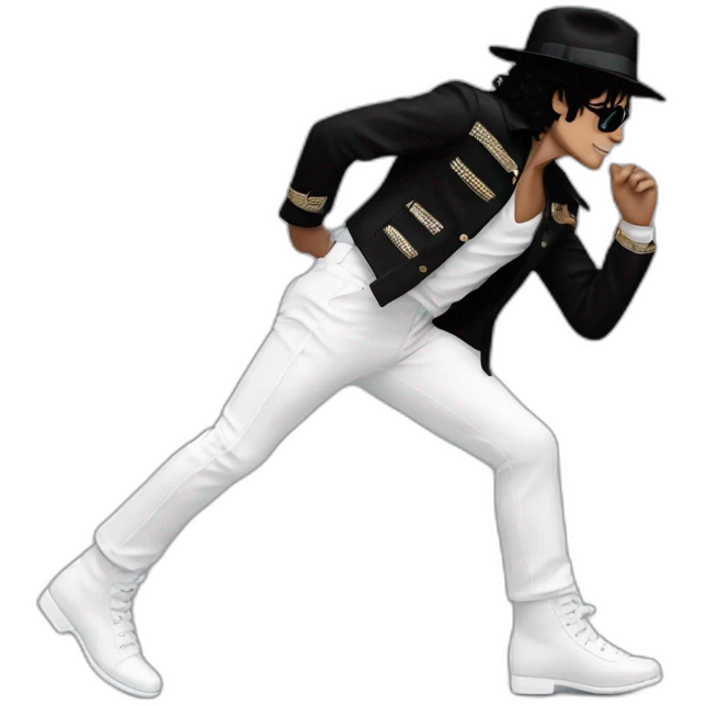 Michael Jackson moonwalk emoji