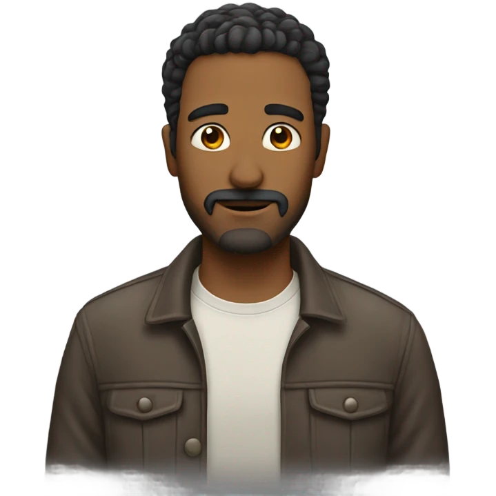 Man without beard and mustache  emoji