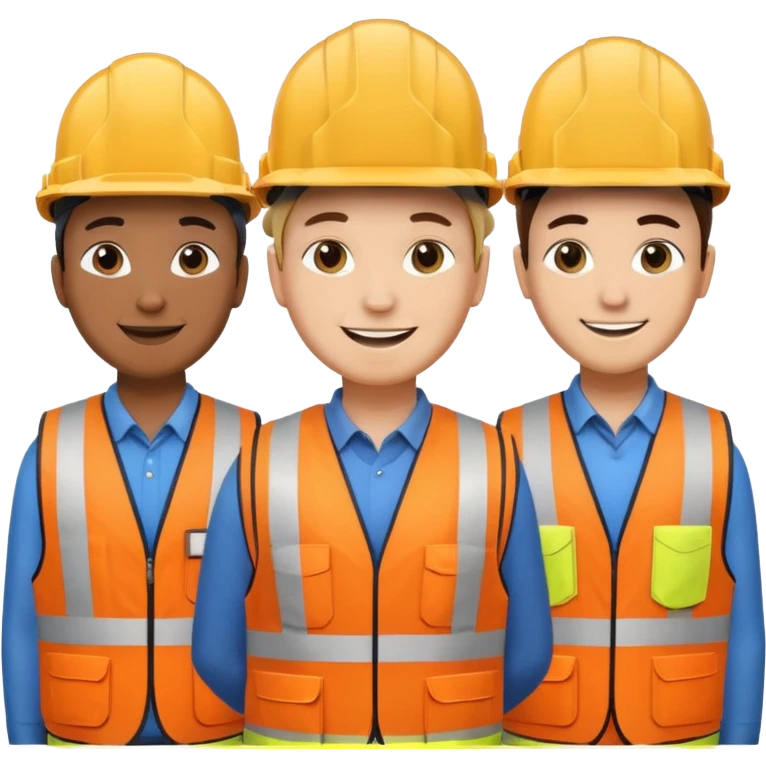 group of railway engineers emoji