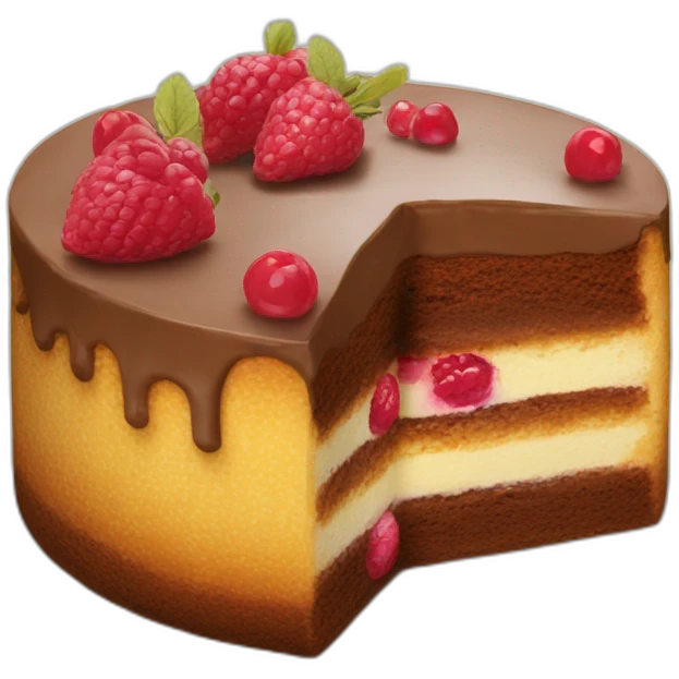 gâteau en forme de 18 emoji