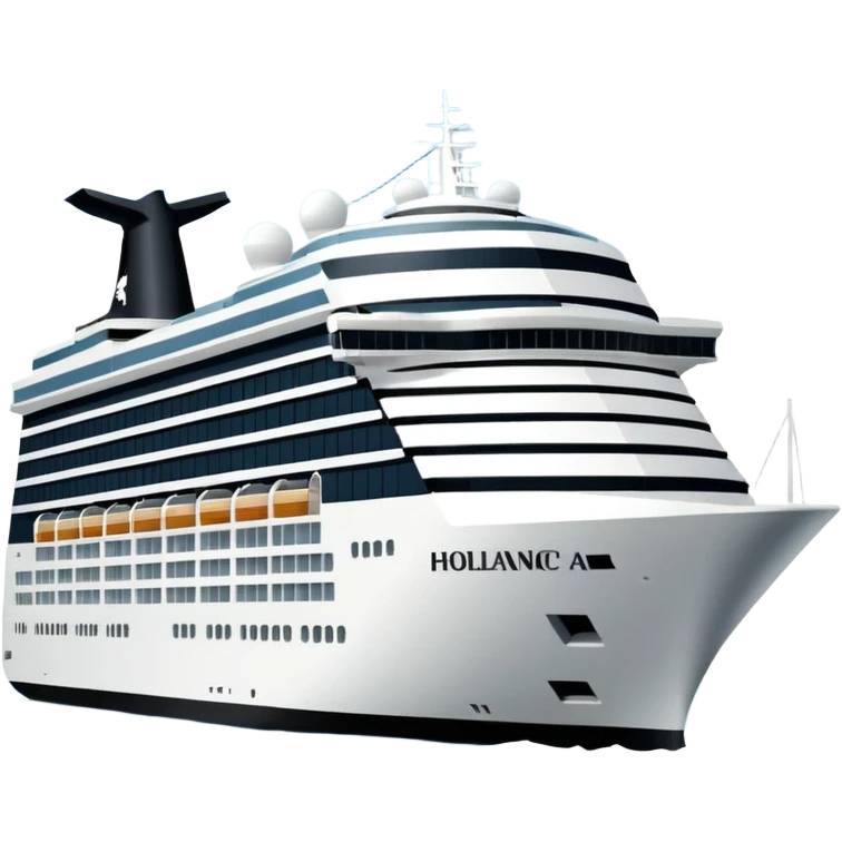 holland america cruise ship in rotterdam emoji