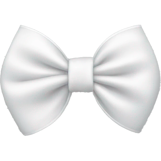 Bow white emoji