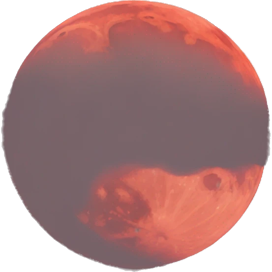 Red moon emoji