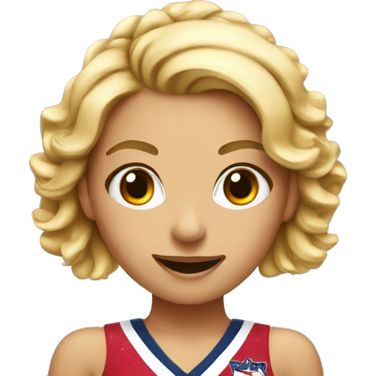 All star cheerleader emoji