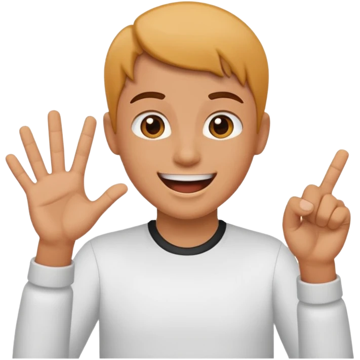 Delicious sign language emoji