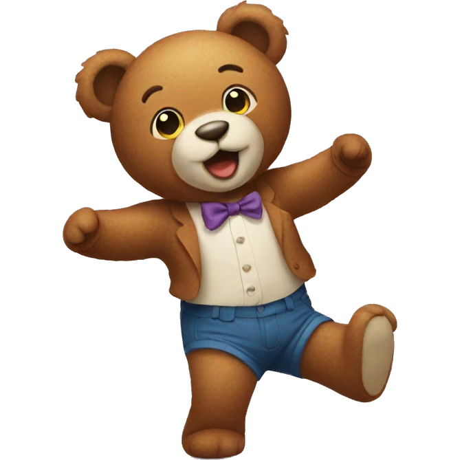 teddy dancing  emoji