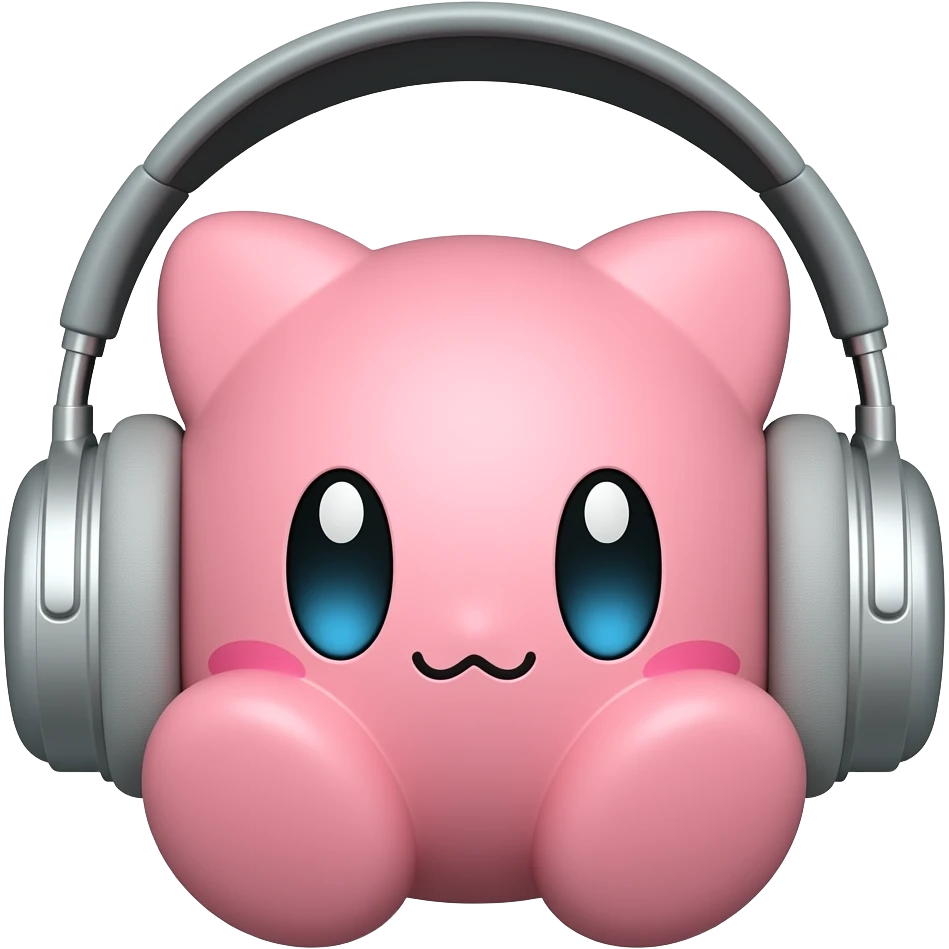 Pokemon Jigglypuff headphone emoji