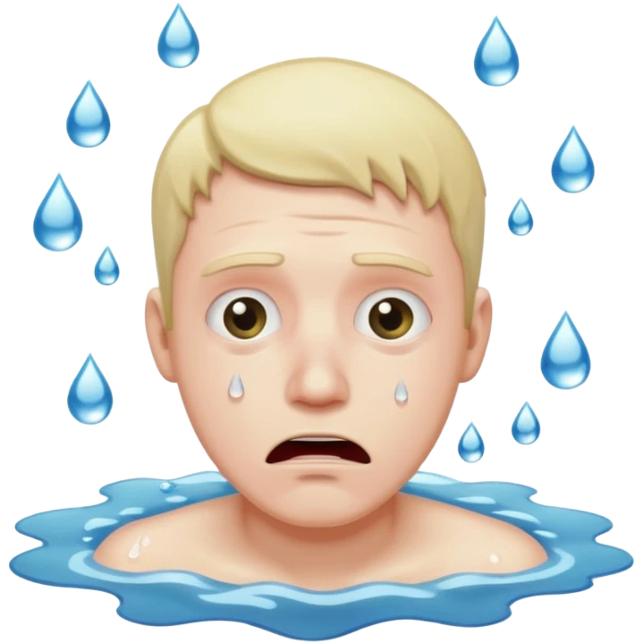 man drowning emoji