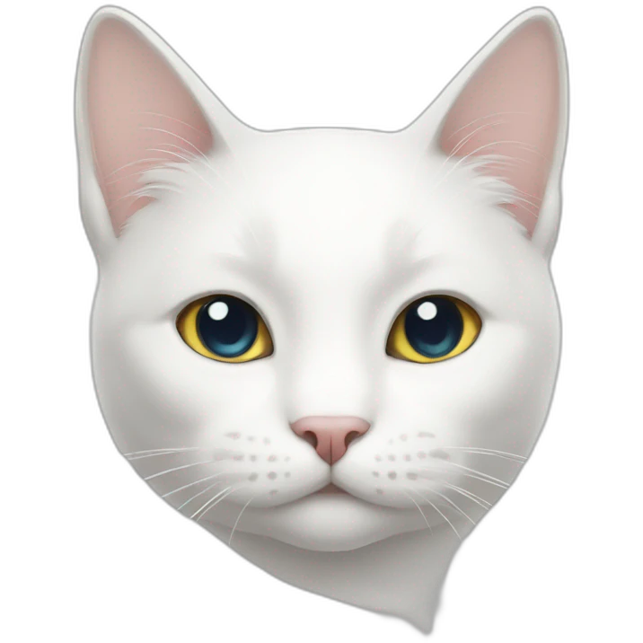 White cat emoji