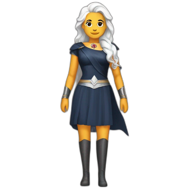 Narendra modi wonder women dress emoji
