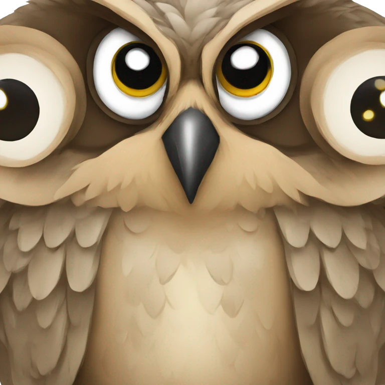 owl portraut emoji