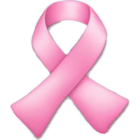 Breast cancer ribbon small emoji