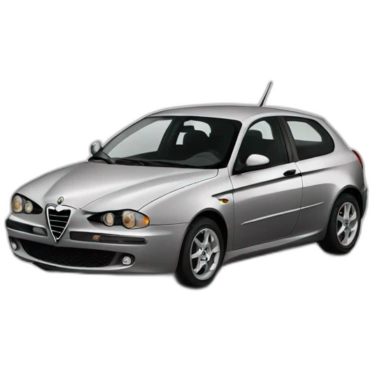 Alfa Romeo 147 negro emoji