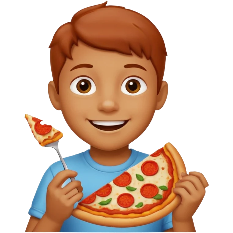 Child Eating Pizza emoji