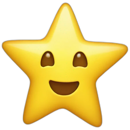 Yellow Star Snapchat emoji