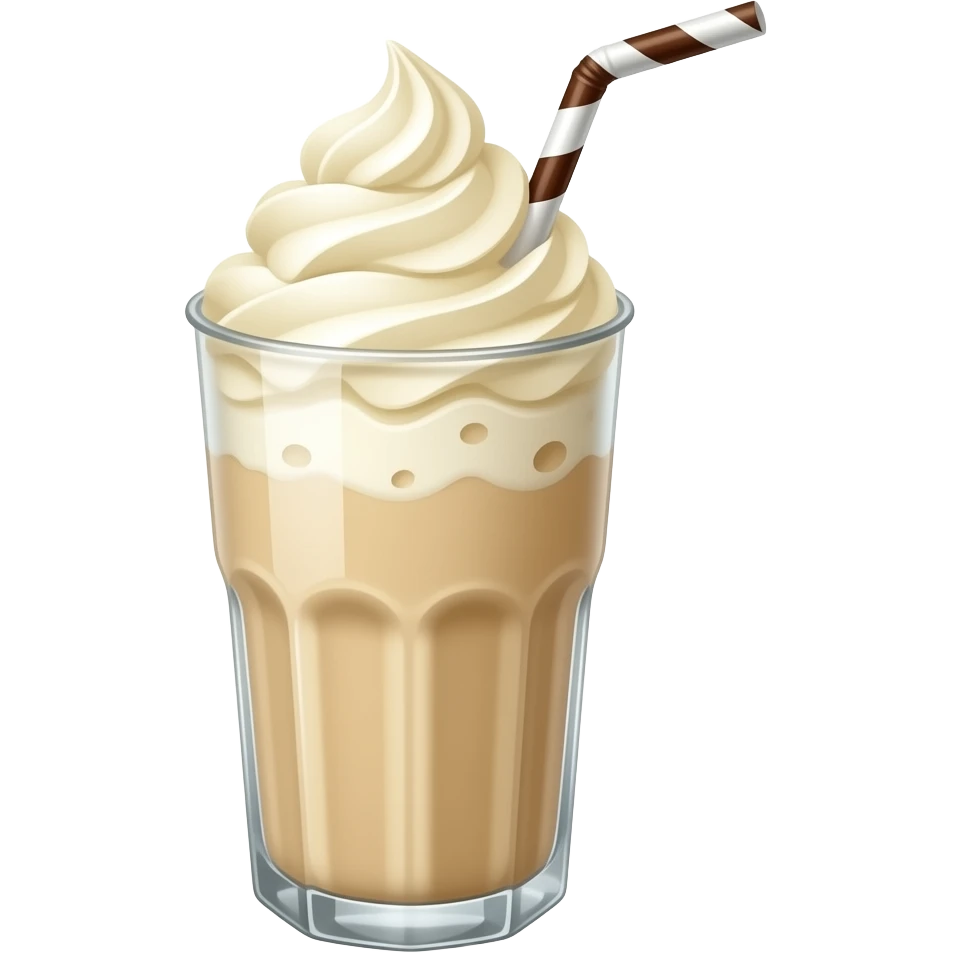 Vanilla Milkshakes emoji