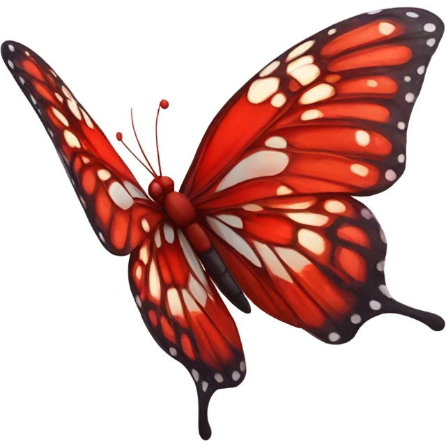 Red butterfly  emoji