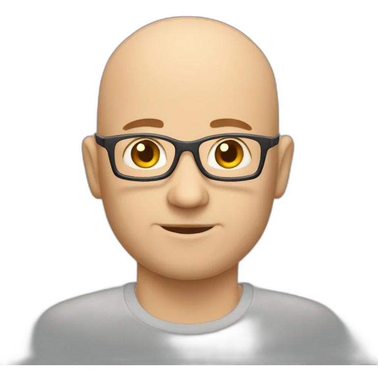 european bald software developer emoji