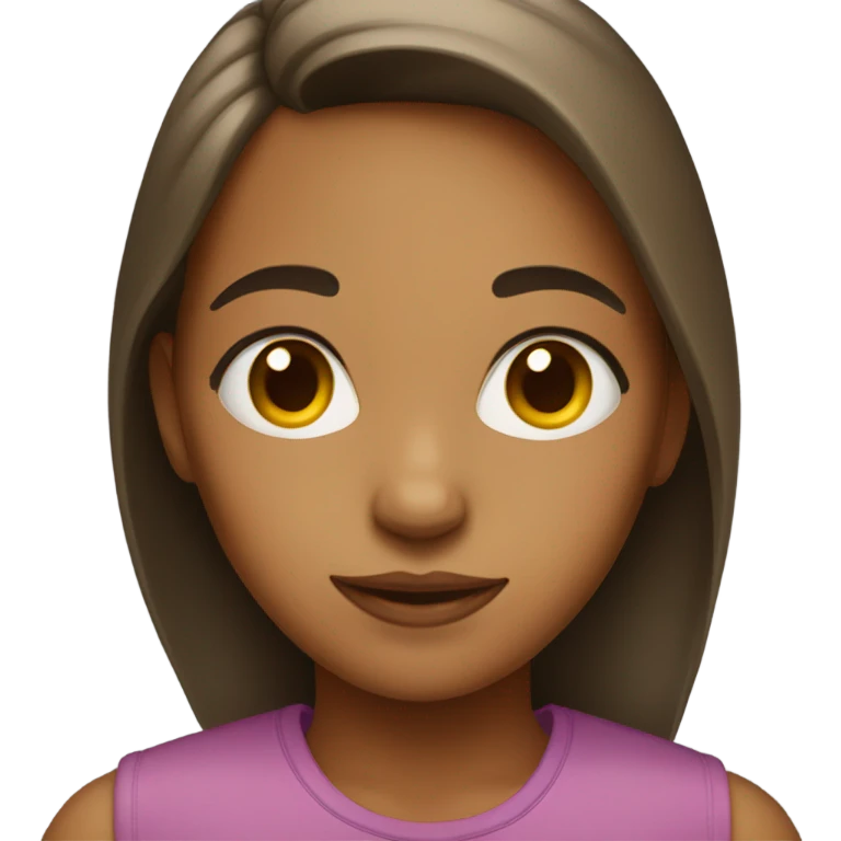 Gurl with fat forehead emoji